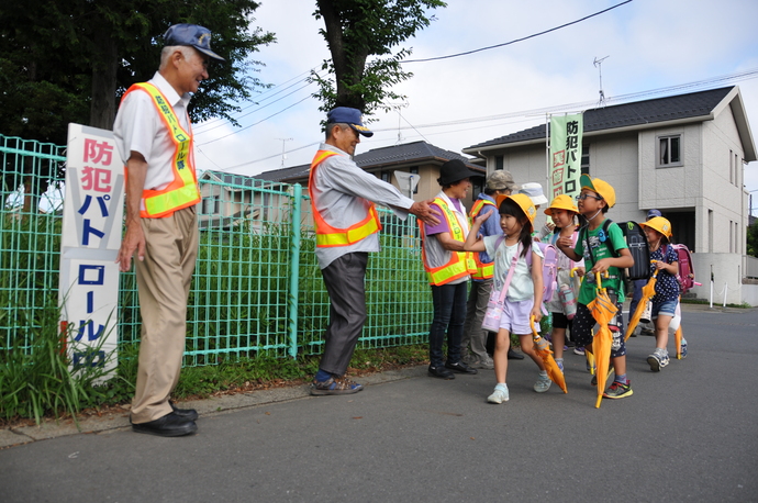 写真：地域の見守り活動