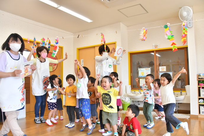 写真：子どもの預かり