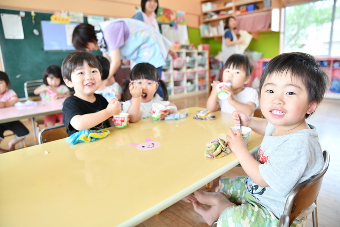 写真：園児の活動の様子