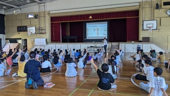 東石川小学校環境学習の様子