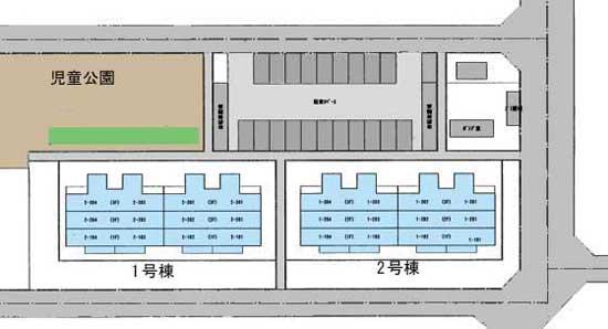 大成アパート配置図