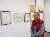 篆刻とマンホールの拓本展の写真