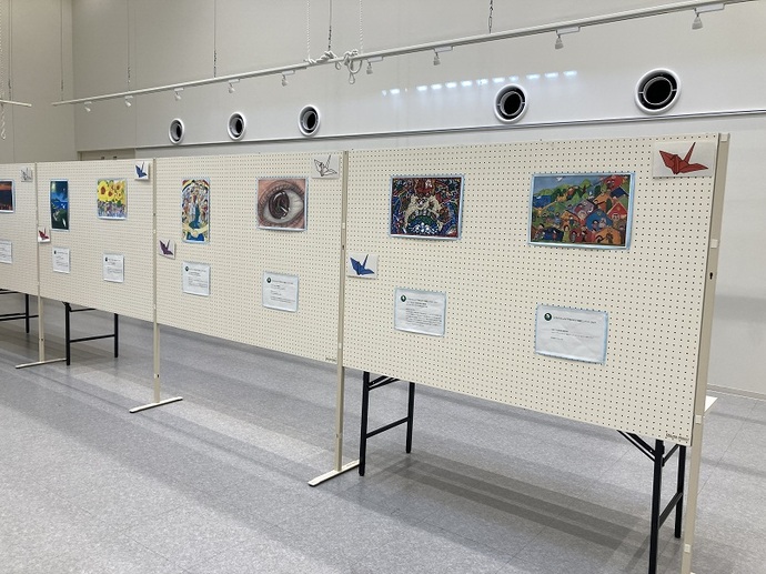 パネルの展示の様子