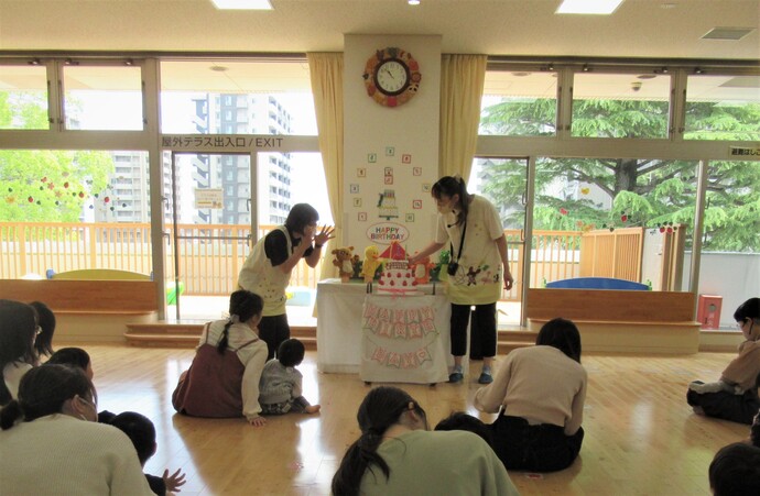 写真：誕生ケーキ
