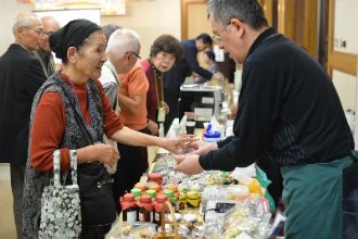 写真：物販の様子