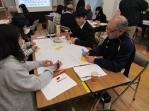 写真：学生も参加している様子