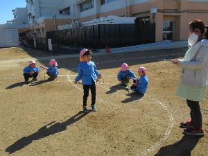 写真：縄跳び大会