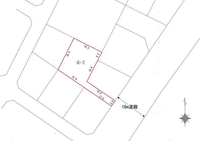 9街区保有地図面