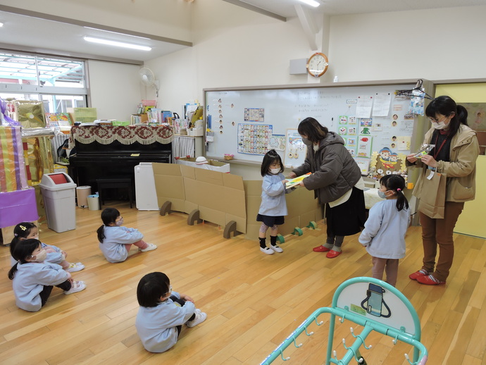 写真 年少組の様子