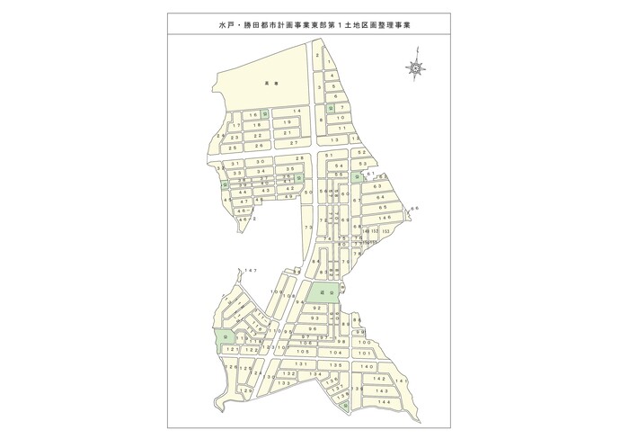 東部第1区域図