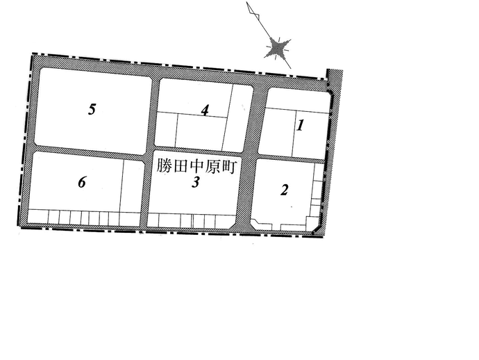 勝田中原町地番図