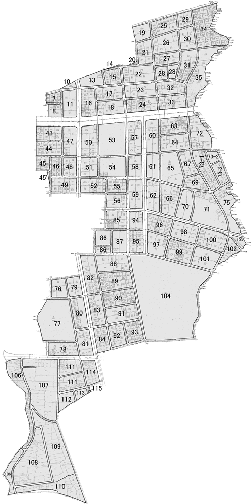 街区番号図