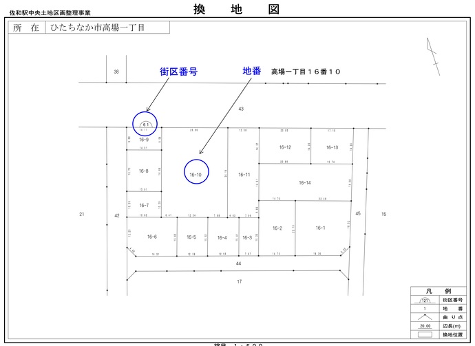 換地図の見方