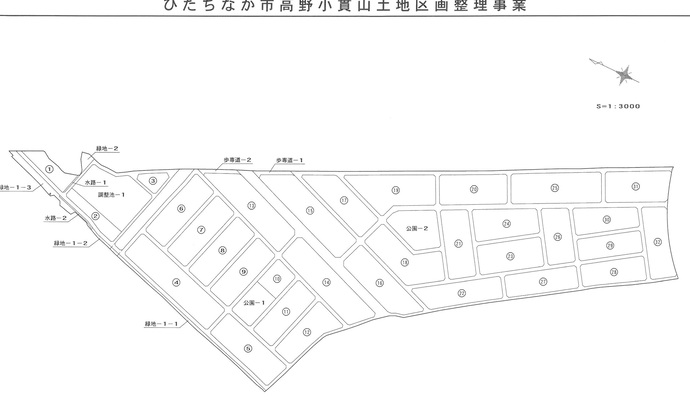 小貫山（地番図）