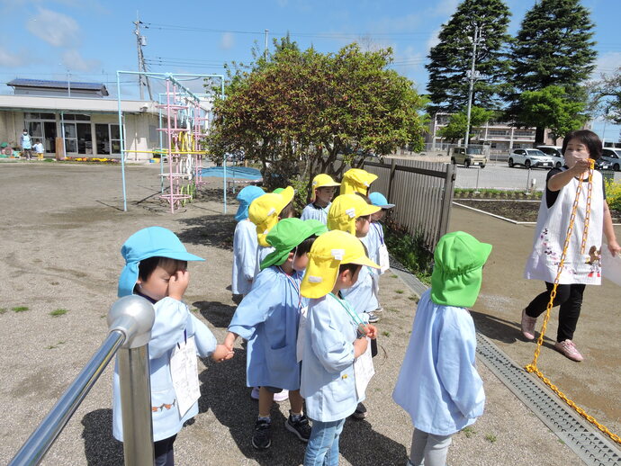 写真 お庭の探検