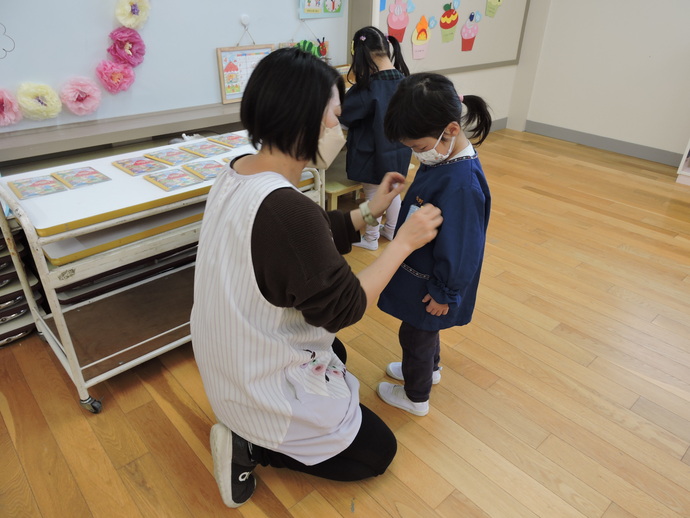 写真 年中朝の様子