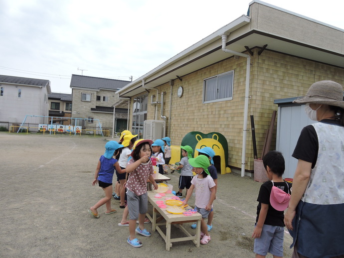 写真 シャボン玉コーナーの様子