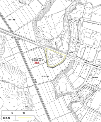地図：ひたちなか市勝田清掃センター廃止