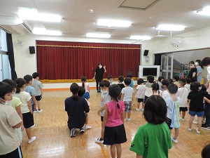 写真：2学期始業式の様子