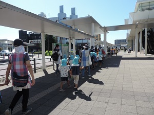 写真：駅までの散歩