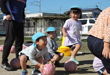 写真 年中組サッカー教室