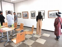 写真：勝田墨遊会・水墨画作品展