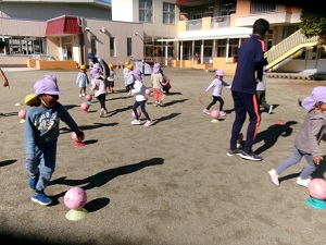 写真：サッカー教室