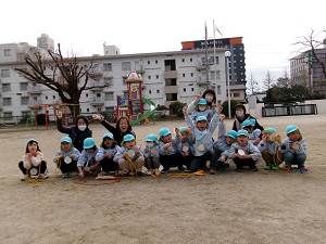 写真：なわとび発表会