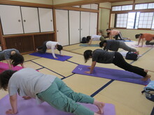 写真：体幹を整えるエクササイズ