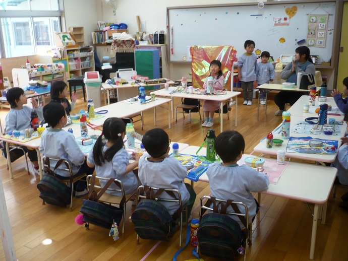 ひよこさんのお部屋での様子