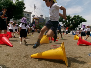 写真：サッカー教室