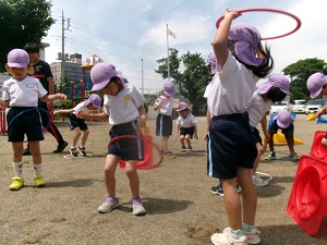 写真：サッカー教室