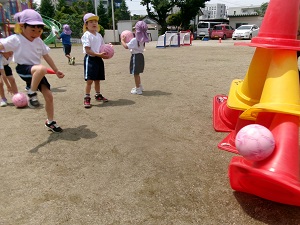 写真：サッカー教室