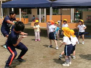 写真：サッカー教室