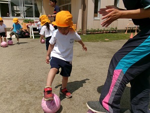 写真：サッカー教室