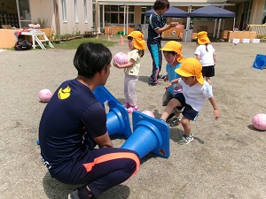 写真：サッカー教室