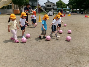 写真：サッカー教室