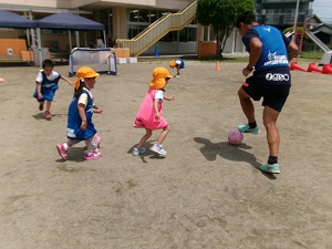 写真：サッカー教室