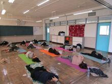 写真:全身調整法を行っている様子