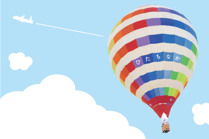 熱気球のイラスト