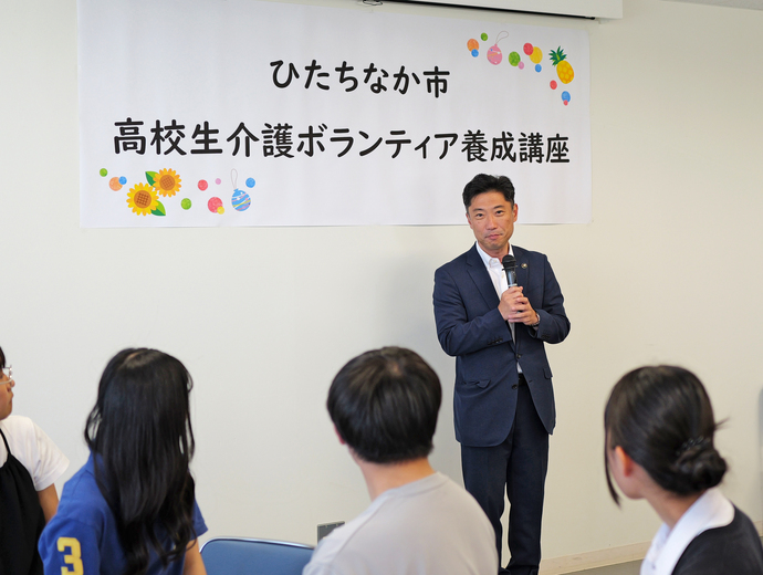 高校生介護ボランティア養成講座の写真