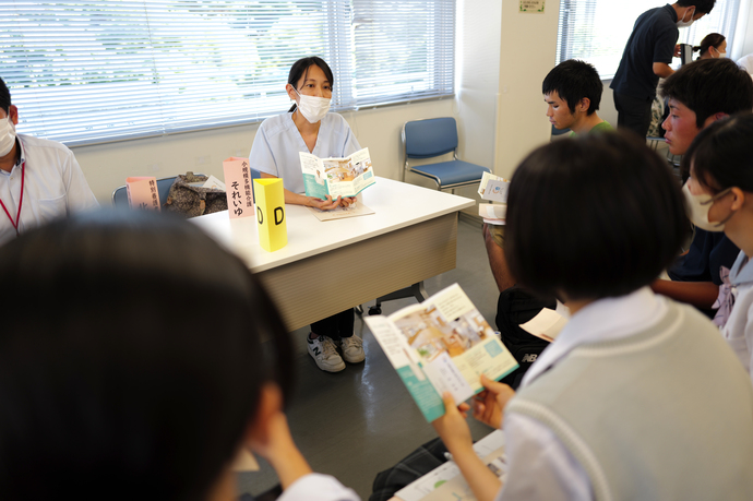 高校生介護ボランティア養成講座の写真