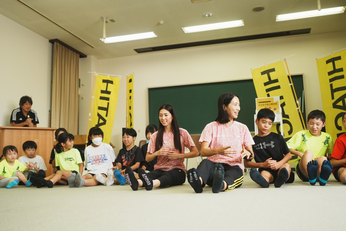 プチ運動体験の様子