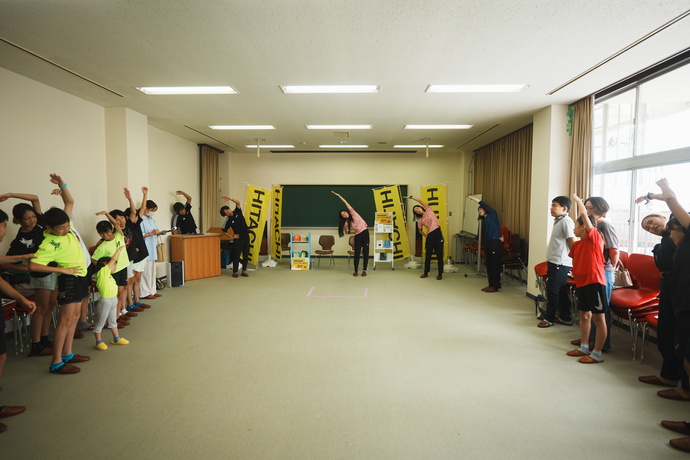 プチ運動体験の様子