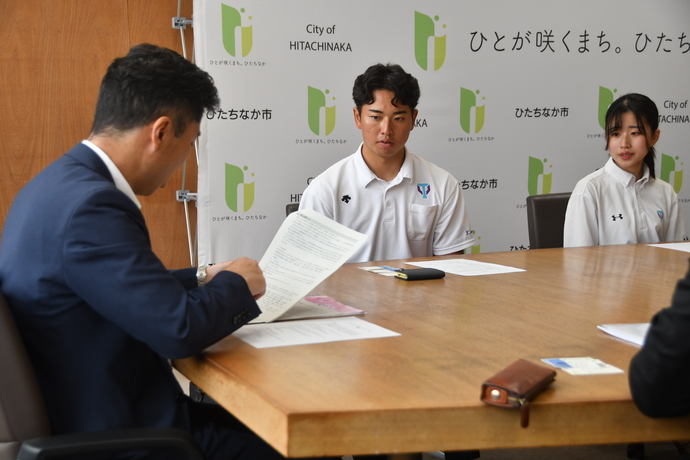 表敬訪問の様子1