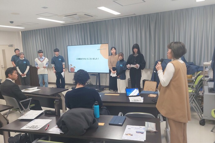 受入企業からの講評の写真