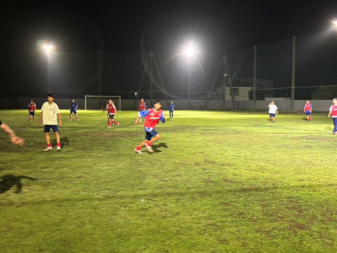 サッカーの様子