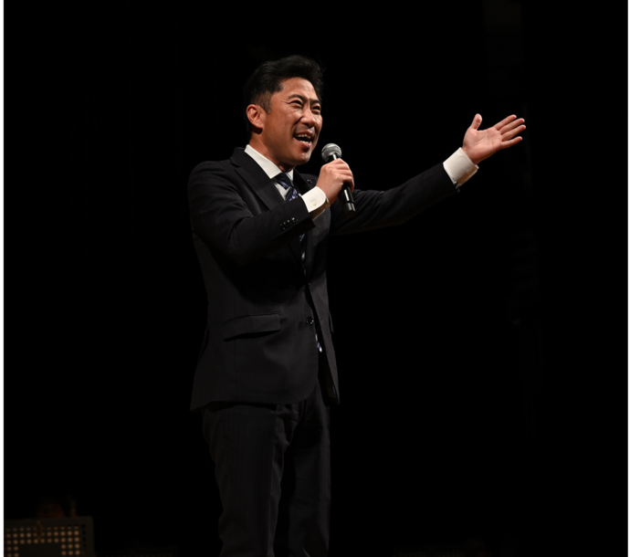 市長祝辞の様子