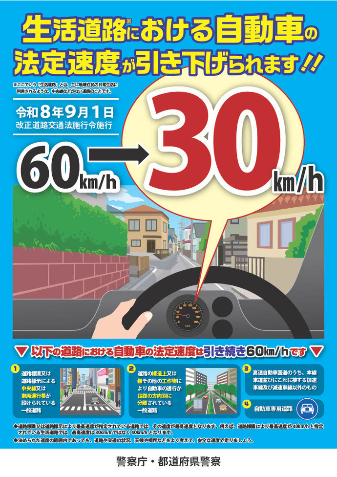 30キロ規制チラシ